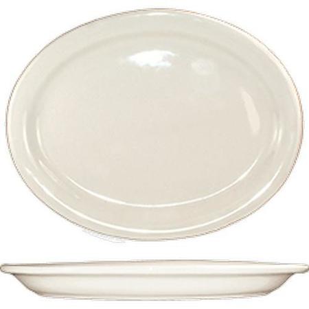 INTERNATIONAL TABLEWARE 9 3/4 in x 7 Plate With Narrow Rim, PK24 VA-12